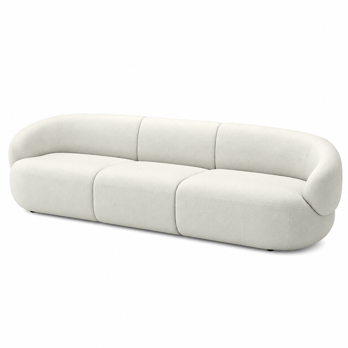 Sofa 3-4sitzer "Coco" | Chenille - weiss