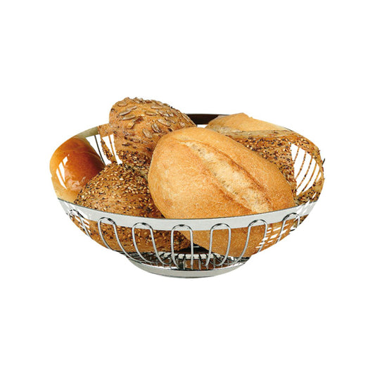 Brotkorb oval ø 15/20 cm - silber