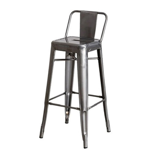 Barhocker "Luke" - Stahl gebürstet