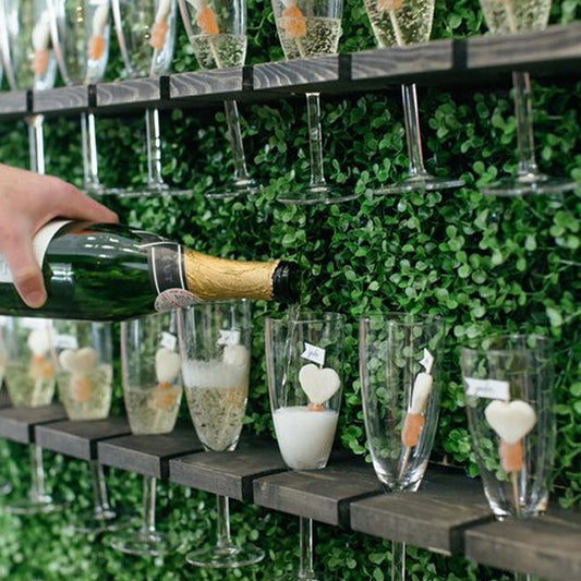 Champagner Wall grün - 4 Einlageböden - B 71 x H 180,5 x T 37 cm (Kopie)