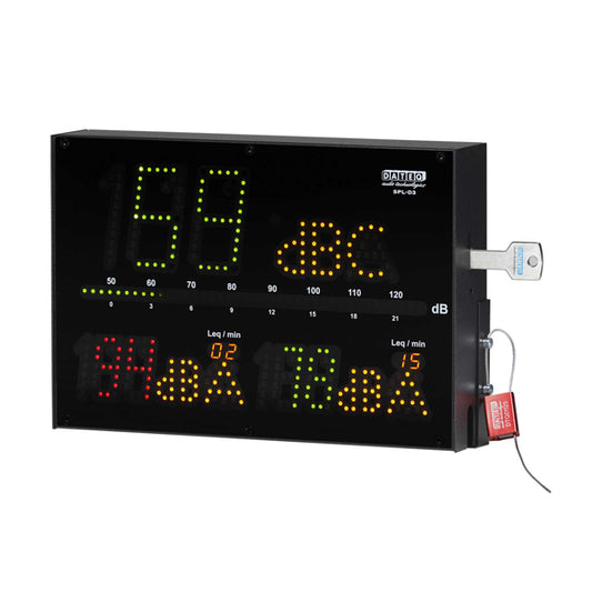 Schallpegelanzeige mit Messmikrofon - DATEQ SPL-D3 MK2