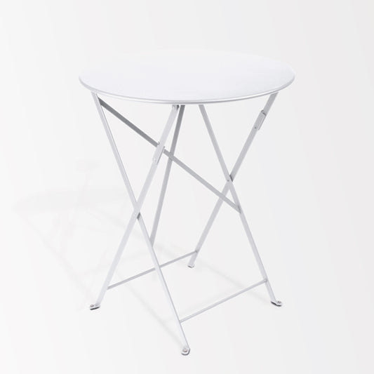 Gartentisch weiss - Ø 60 cm - klappbar