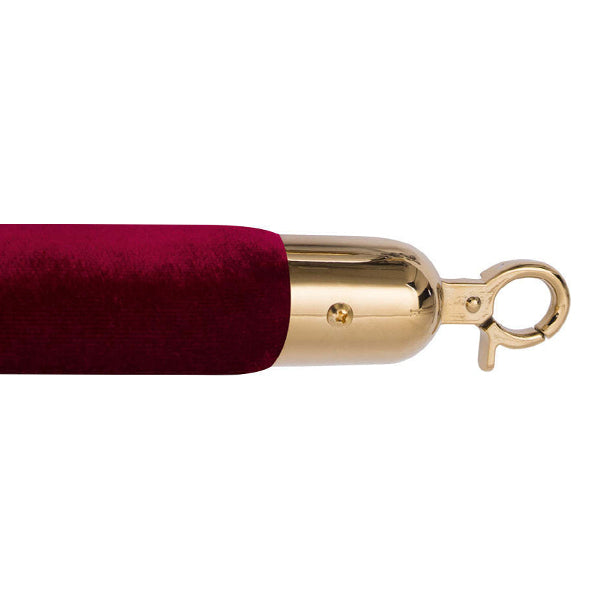 Absperrseil / Kordelseil - gold / bordeaux