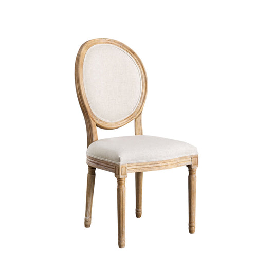 Louise Medaillon Chair | massive Eiche