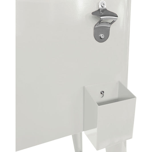 Retro Kühler - weiss