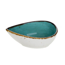 Laden Sie das Bild in den Galerie-Viewer, Schale tropfenförmig "Brisbane" 120 mm x 70 mm - H 45 mm | blau