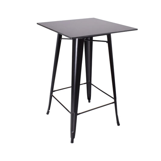 Stehtisch "Alex" - 70 x 70 cm - schwarz