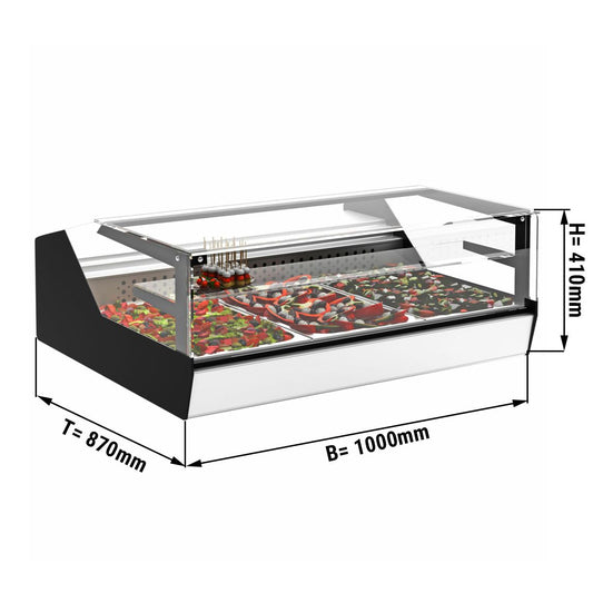 Tischkühlvitrine / Aufsatzvitrine - TKVPO184