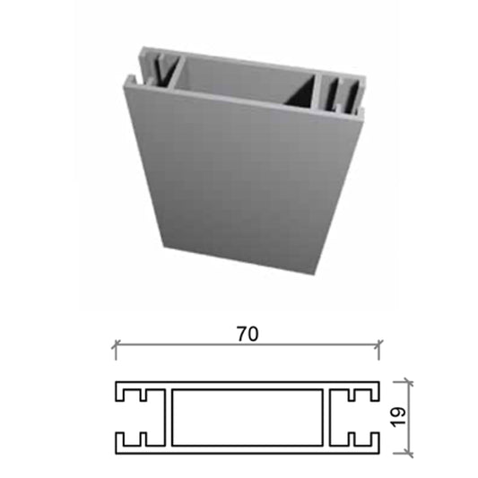 Zargenprofil MSZ70A - 100 cm