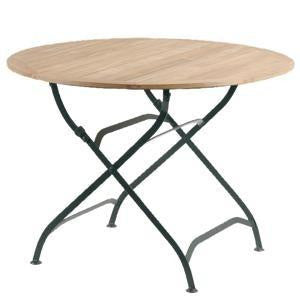 Gartentisch Teak - Ø 90 / Ø 100 cm - klappbar