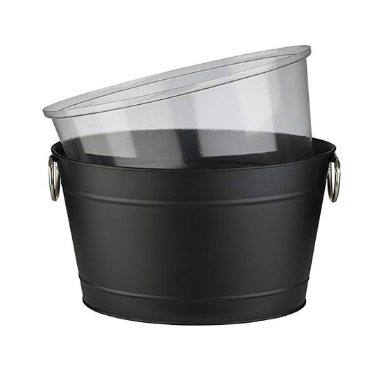 Getränkewanne schwarz - 40 x 28 x 22 cm