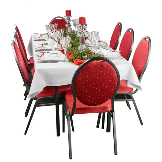 Bankettstuhl rot - stapelbar