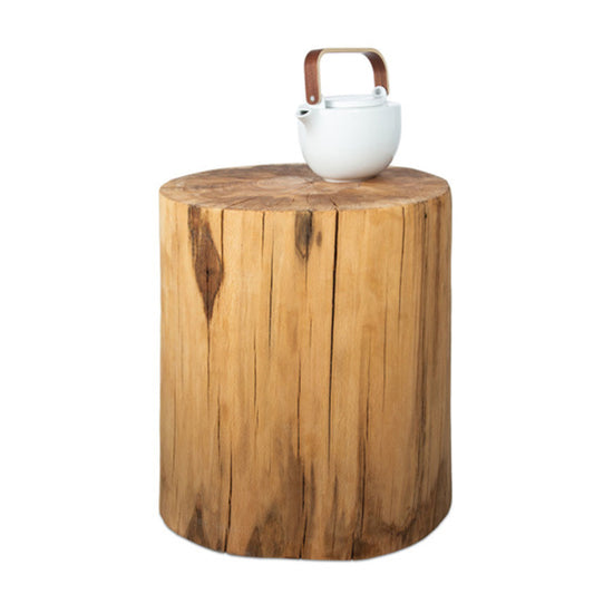 Loungetisch / Beistelltisch - Baumstamm - Buche geölt