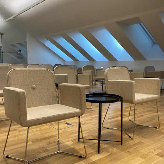 Beistelltisch - Ø 45 cm - schwarz