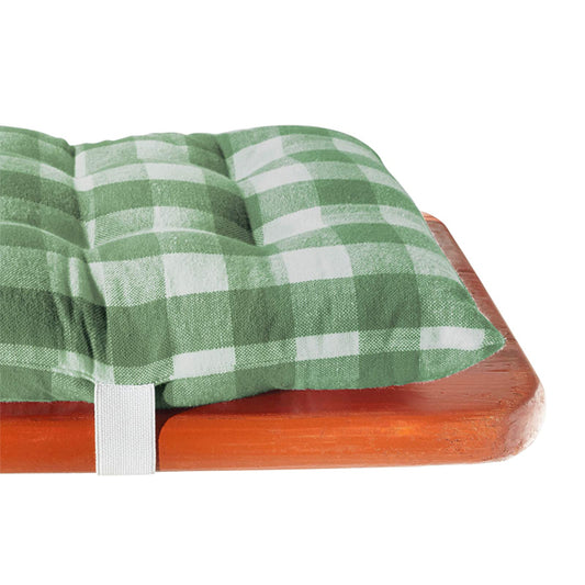 Sitzauflagen für Festzeltbänke - grün weiss - 220 cm