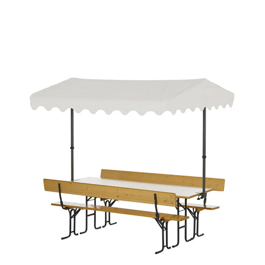 Biertischüberdachung - 220 x 140 cm