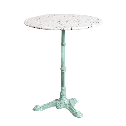 Bistrotisch mit Marmorplatte "Volutto mint" - Ø 60 cm