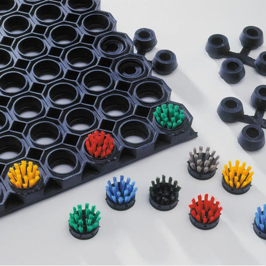 Gummi Wabenmatte(n) PLON 22 mm hoch, mit offenem Boden - 100 x 150 cm