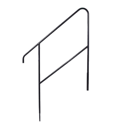 Geländer - Kleu - für Aufgangstreppe - Rundrohr/schwarz