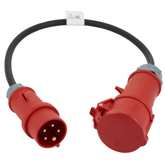 Stromadapter - CEE 16 A | male => CEE 32 A | female