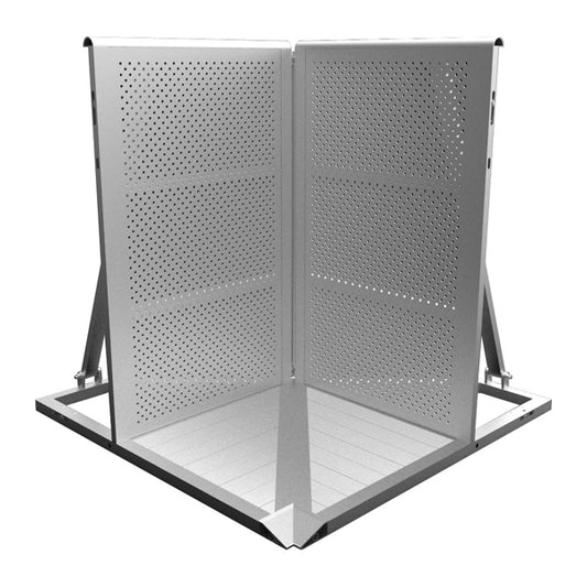 Bühnengitter / Stage Barrier - Ecke 90-270°