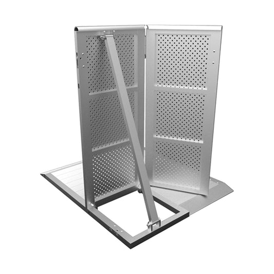 Bühnengitter / Stage Barrier - Grundelement mit Tür