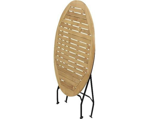 Gartentisch Teak - Ø 90 / Ø 100 cm - klappbar