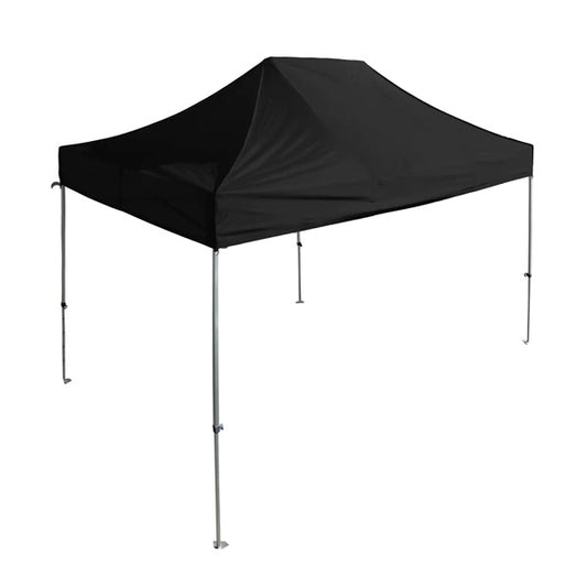 EasyUp Klappzelt - 6 x 4 m - schwarz