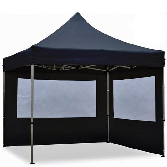 EasyUp Klappzelt - 3 x 3 m - schwarz