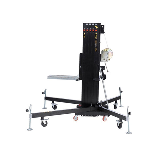 Teleskop Gabellift - Fantek T-109 B - max. Belastung 320 kg | max. Höhe 790 cm - schwarz