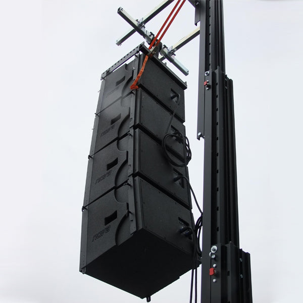 Teleskop Gabellift - Fantek T-109 B - max. Belastung 320 kg | max. Höhe 790 cm - schwarz