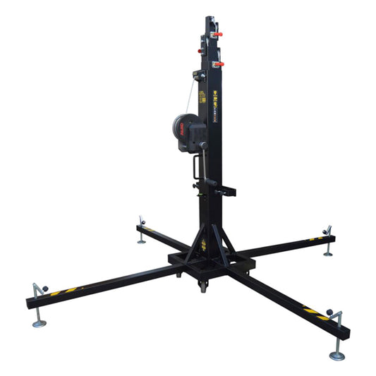 Teleskop Lift - Fantek T-106 D - max. Belastung 225 kg | max. Höhe 642 cm - schwarz