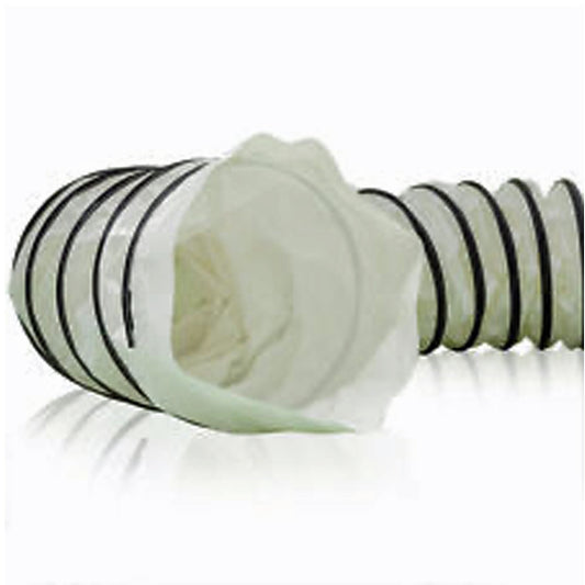 Warmluftschlauch mit Endring 565 mm - Länge 760 cm