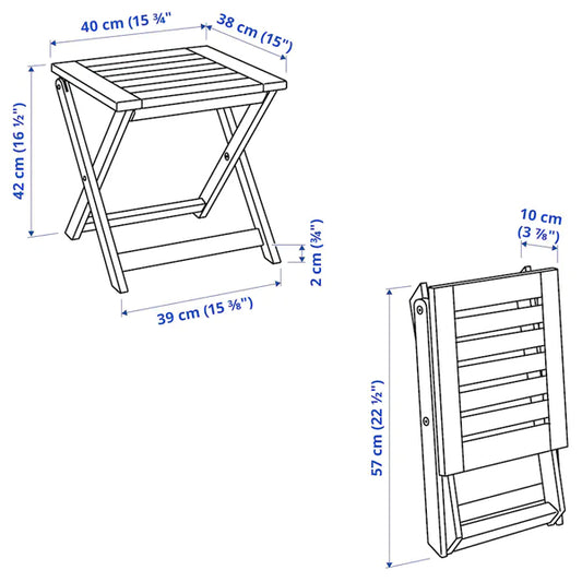 Hocker - NARDI - klappbar