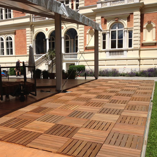 Holzfliese Bankirai - 50 x 50 cm