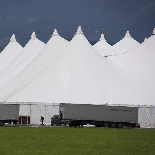 Zirkuszelt - 12 Master / 3 Reihen