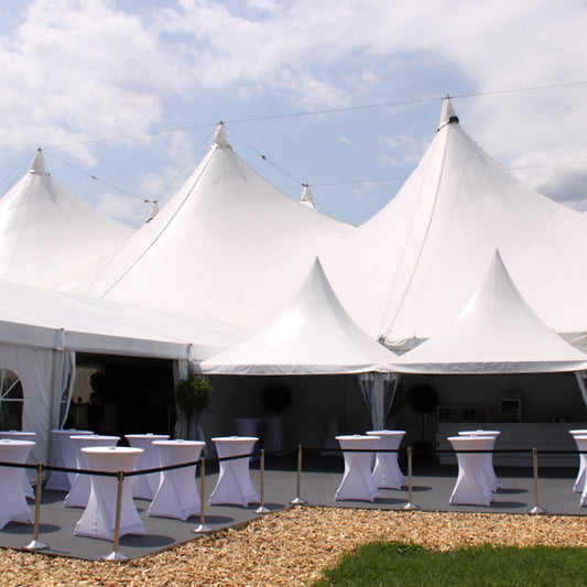 Zirkuszelt - 6 Master / 2 Reihen