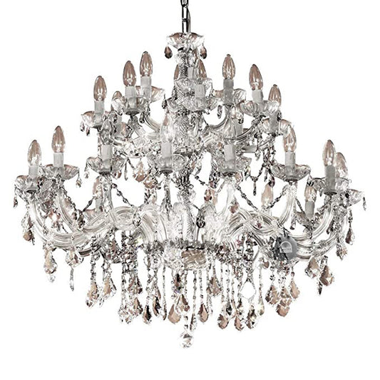 Kronleuchter KRISTALL - 28 armig - Ø 95 cm