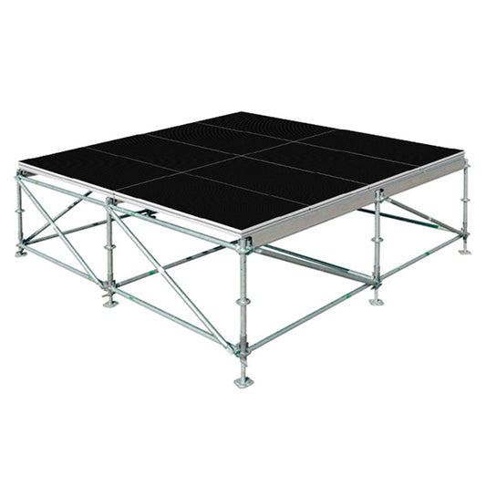 Layher Bühnenpodium mit Geländer