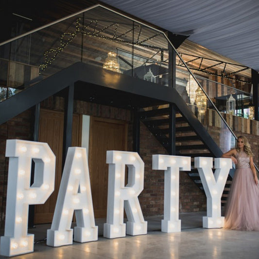 XXL Leuchtbuchstaben - PARTY