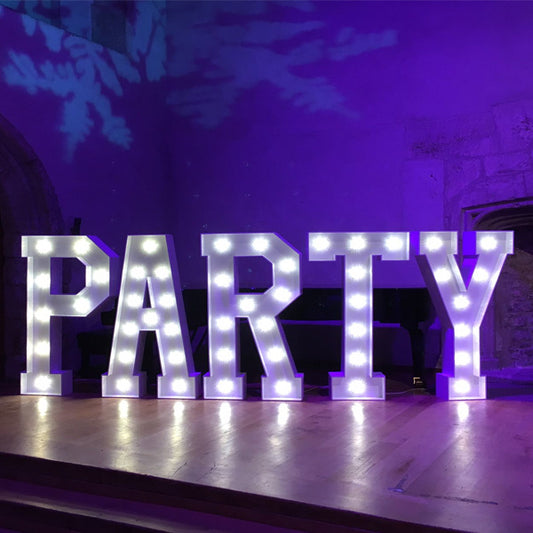 XXL Leuchtbuchstaben - PARTY