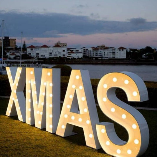 XXL Leuchtbuchstaben - X-mas