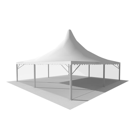 Pagodenzelt - 10 x 10 Meter
