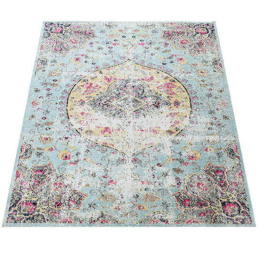 Vintage Teppich - 240 x 340 cm - orientalisch türkis