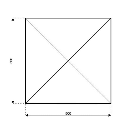 Pagodenzelt - 5 x 5 Meter