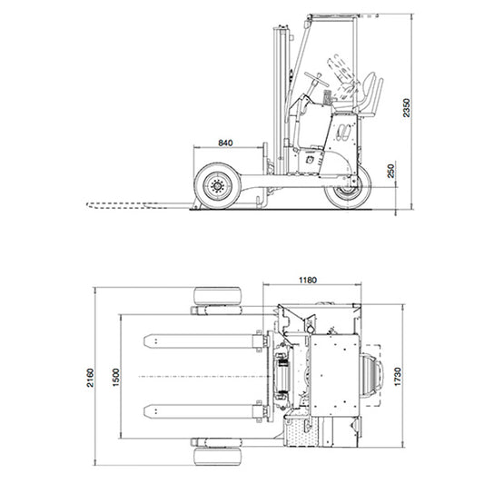 Mitnahmestapler - Palfinger F3 253 PX
