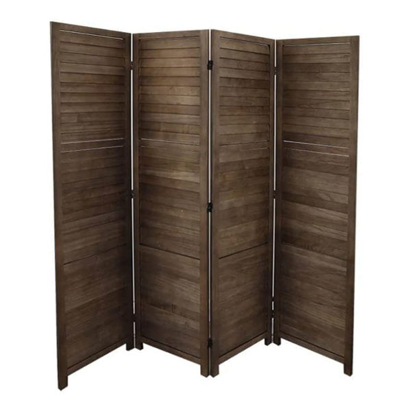 Raumteiler - H 170 x B 160 cm - dunkelbraun