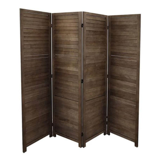 Raumteiler - H 170 x B 160 cm - dunkelbraun