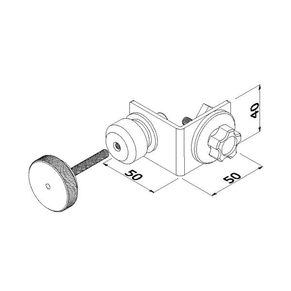 Rahmenklemme - Aluvision D30 in v2 G