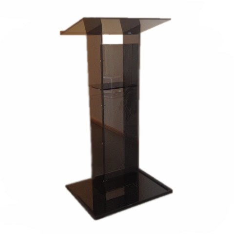 Rednerpult "Karla" - Plexiglas anthrazit